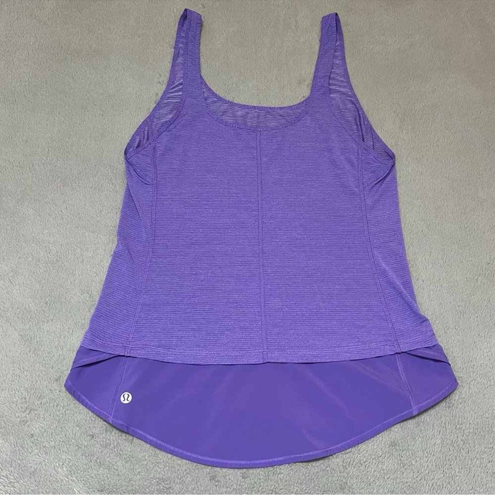 lululemon athletica Vibrant Purple Tank Top